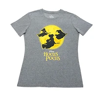 T-shirt à manches courtes Disney Hocus Pocus Moon Flight pour femme