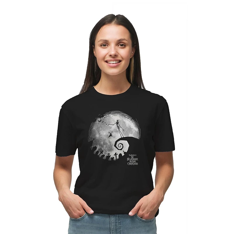Ladies Nightmare Before Christmas Short Sleeve T-Shirt