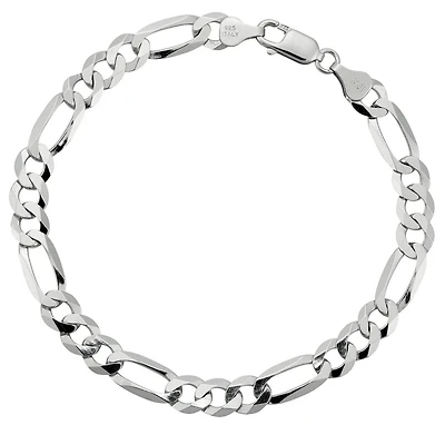 Bracelet Figaro unisexe Charisma 8.5"