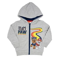 Paw Patrol Toddler Boy's Long Sleeve Zip-Up Hoodie