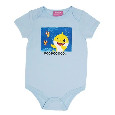 Baby Shark Short Sleeve Romper Suit for Infants