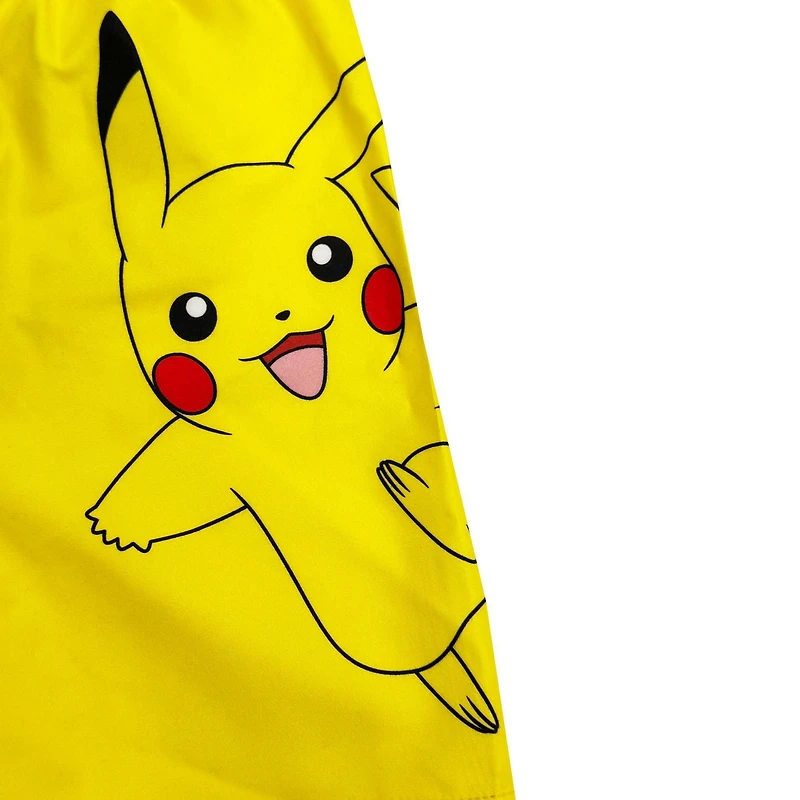 Pokemon Boys Walking Pikachu Swim Trunks