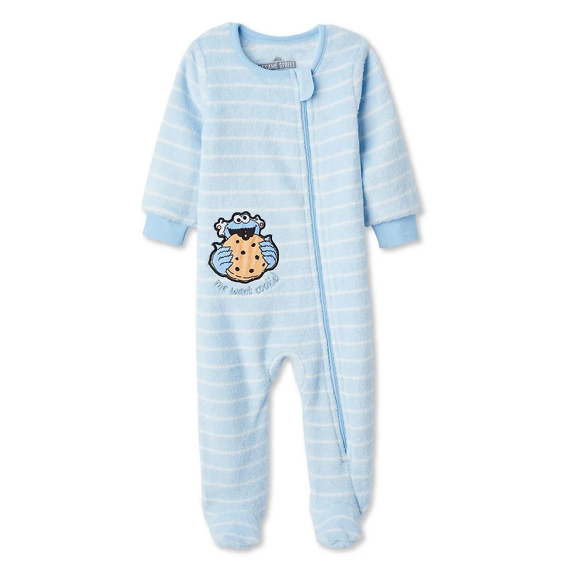 Sesame Street Baby Boys' Cookie Monster Sleeper