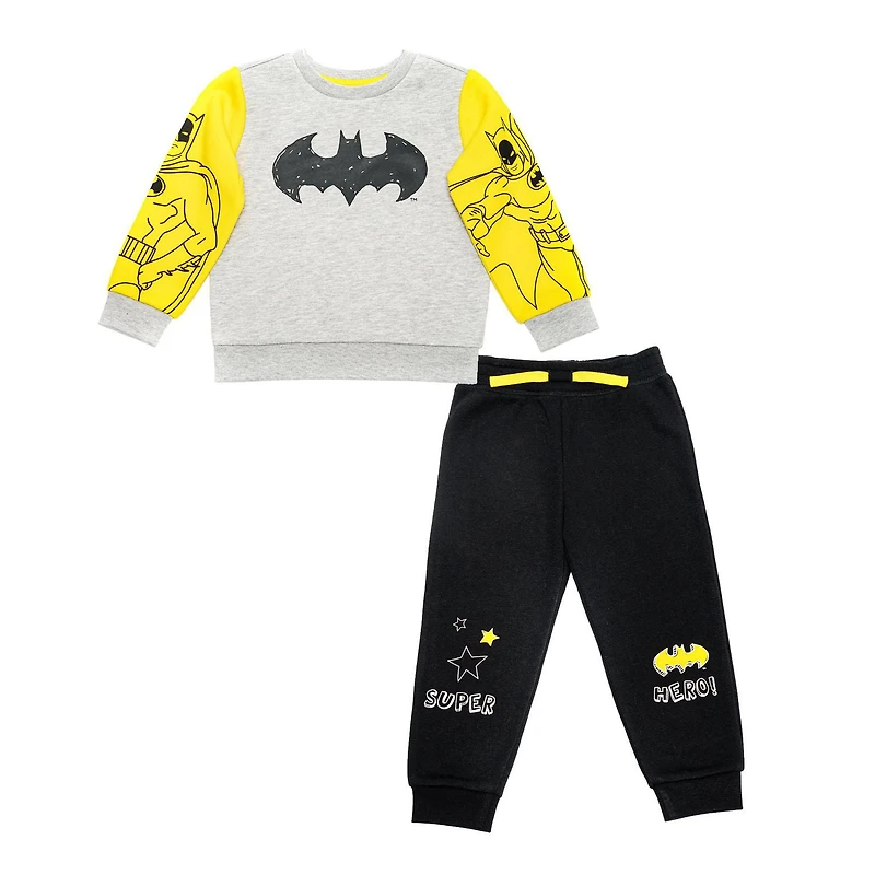 Toddler Boys 2 Piece Batman Sketch Set