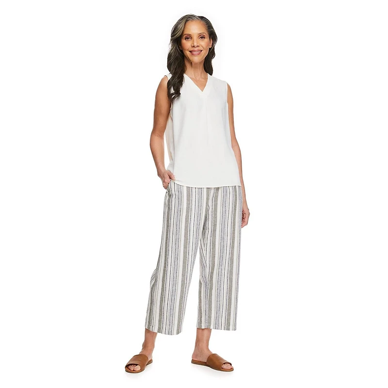 Penmans Women's Linen-Blend Pant with Tassels