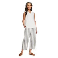 Penmans Women's Linen-Blend Pant with Tassels
