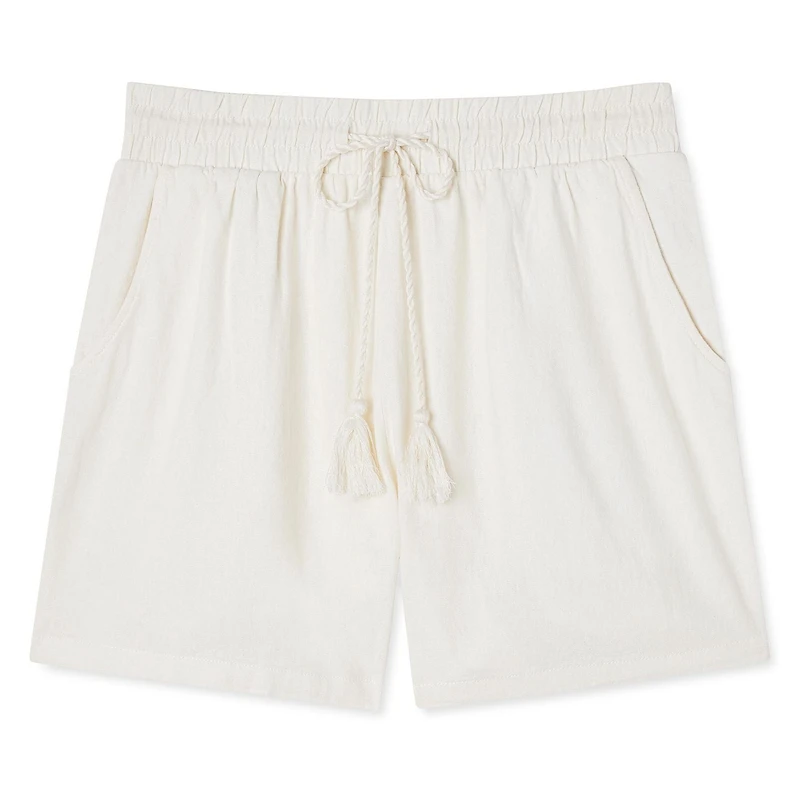 Penmans Women's Linen-Blend Short with Tassels