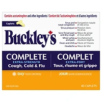 Buckley’s Complete Extra Strength Cough, Cold & Flu – Daytime – 40 Caplets