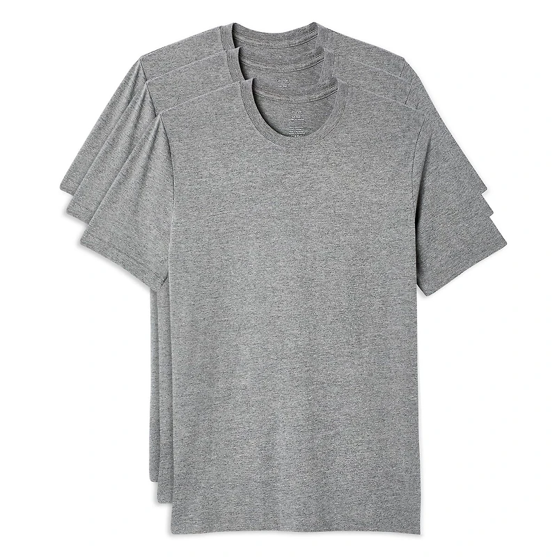 Lot de 3 t-shirts base à manches courtes George pour hommes Tailles P-2XL