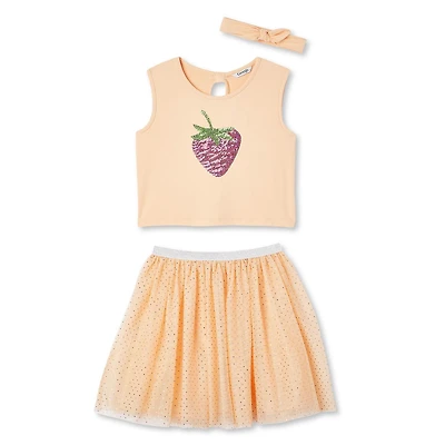 George Girls' Sequin Tutu 3-Piece Set