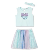 George Girls' Sequin Tutu 3-Piece Set