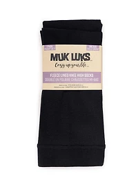 Collants hauts doublés en polaire Muk Luks pour femmes, 2 paires