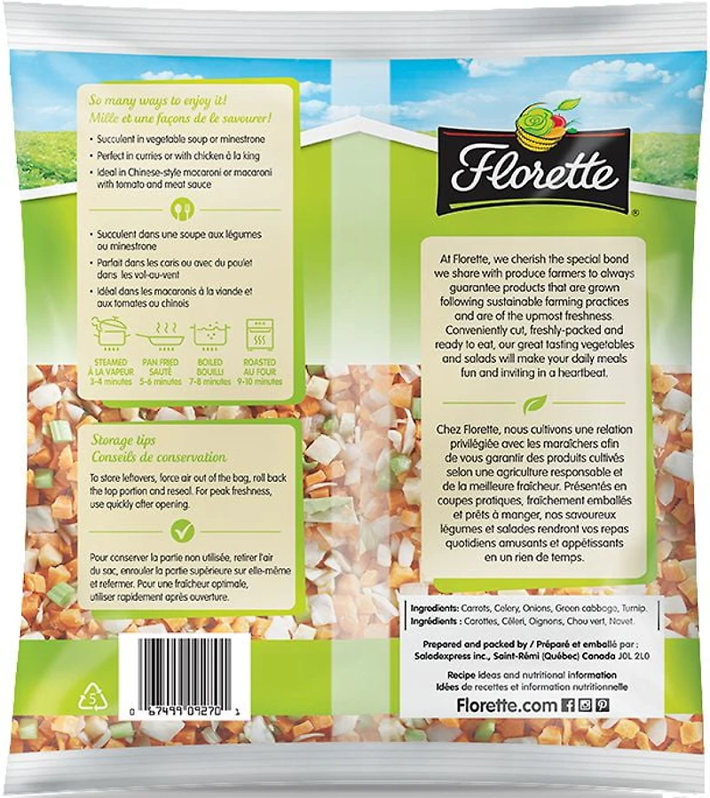 Florette Mixed Vegetable for garden soup