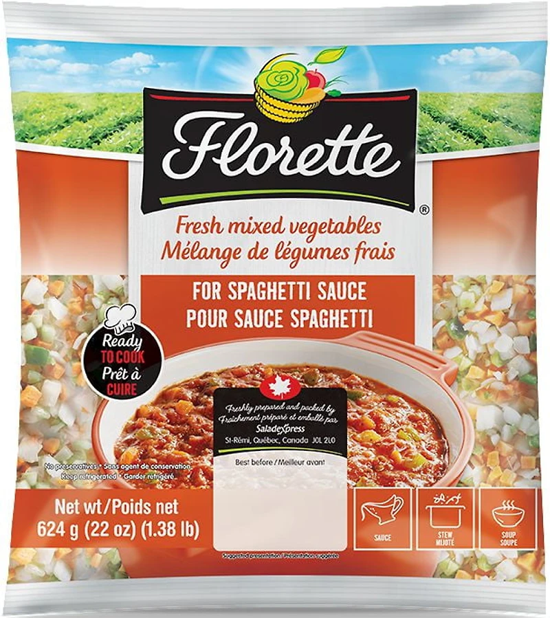 Florette Mélange de légumes pour sauce spaghetti