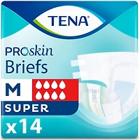 TENA Culottes Adjustables contre l’incontinence - Absorption Super - Moyen - 14 compter 14 unités, M