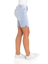 Bermuda Slim pour femmes Jordache à ourlet roulé