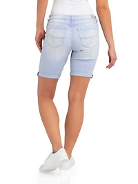 Bermuda Slim pour femmes Jordache à ourlet roulé