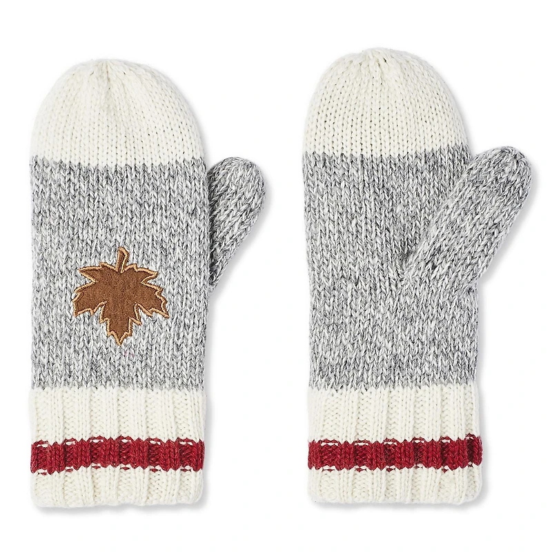 Mitaines de laine ragg Canadiana pour femmes