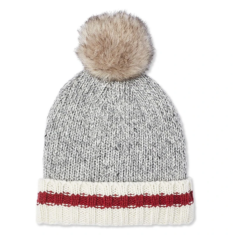 Canadiana Girls' Jacquard Cuff Toque