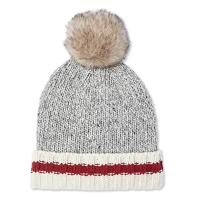 Canadiana Girls' Jacquard Cuff Toque