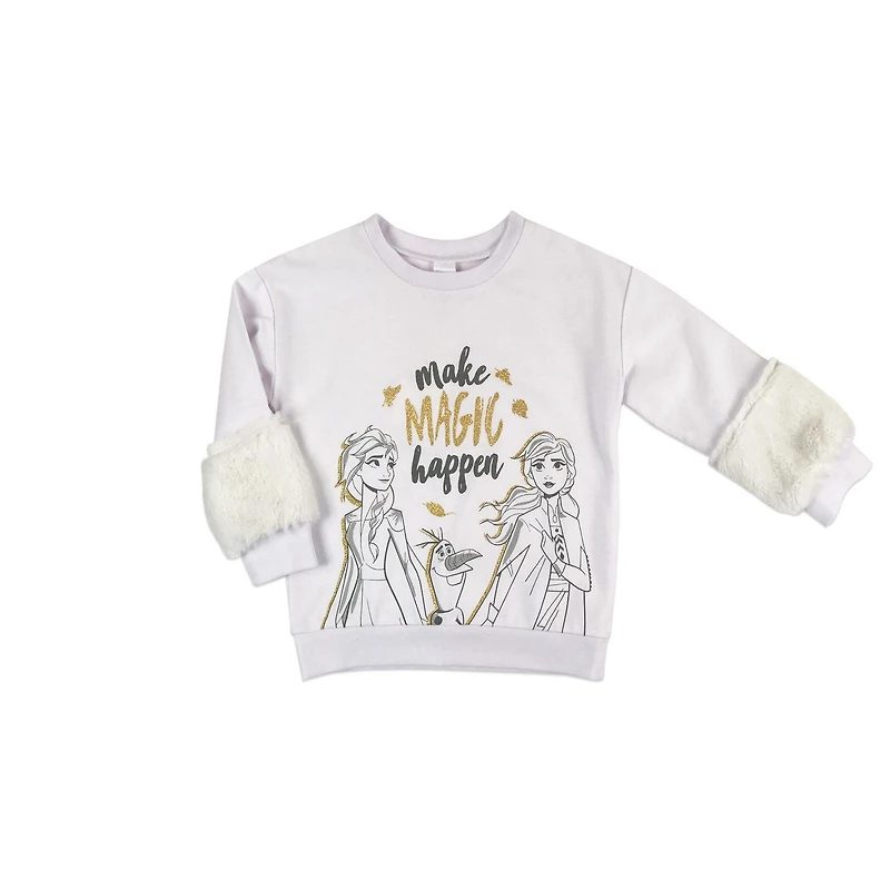 Disney Frozen haut pour filles en tissu français bouclette