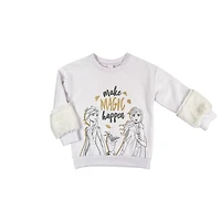 Disney Frozen haut pour filles en tissu français bouclette