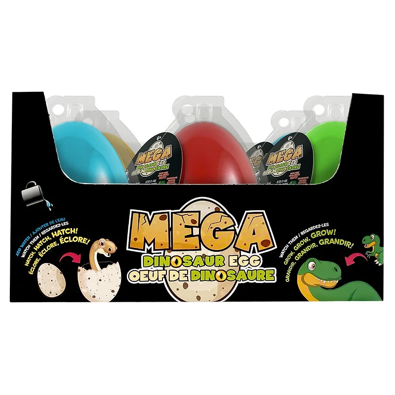 Mega Dinosaur Growing Egg, Water, Grow and Hatch!