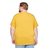 T-shirt extensible avec encolure en V George pour hommes