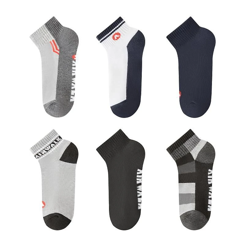 Airwalk Kids 6pk Ankle Socks