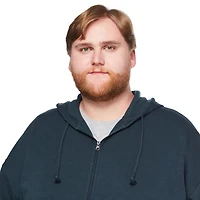 George Big Men's Full-Zip Hoodie