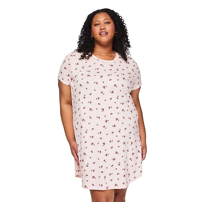 Chemise de nuit imprimée George Pluspour femmes