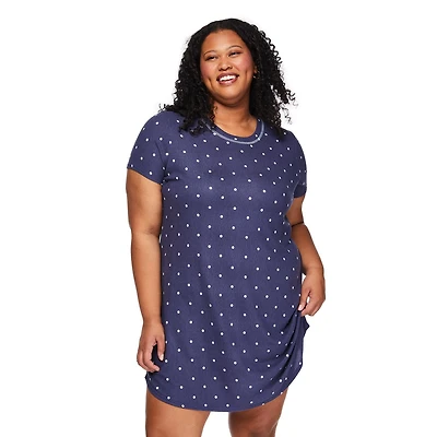 Chemise de nuit imprimée George Pluspour femmes