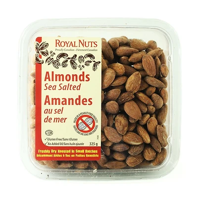 Almonds Sea Salted, Peanuts-Free Facility