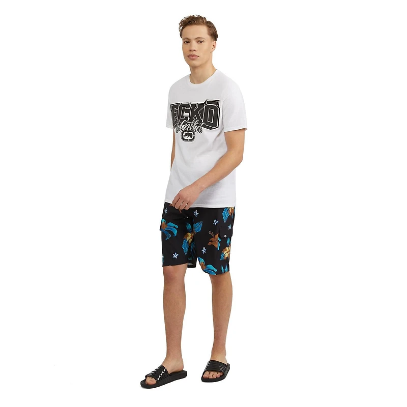 Ecko Unltd Maillot de bain bienvenue au paradis pour hommes
