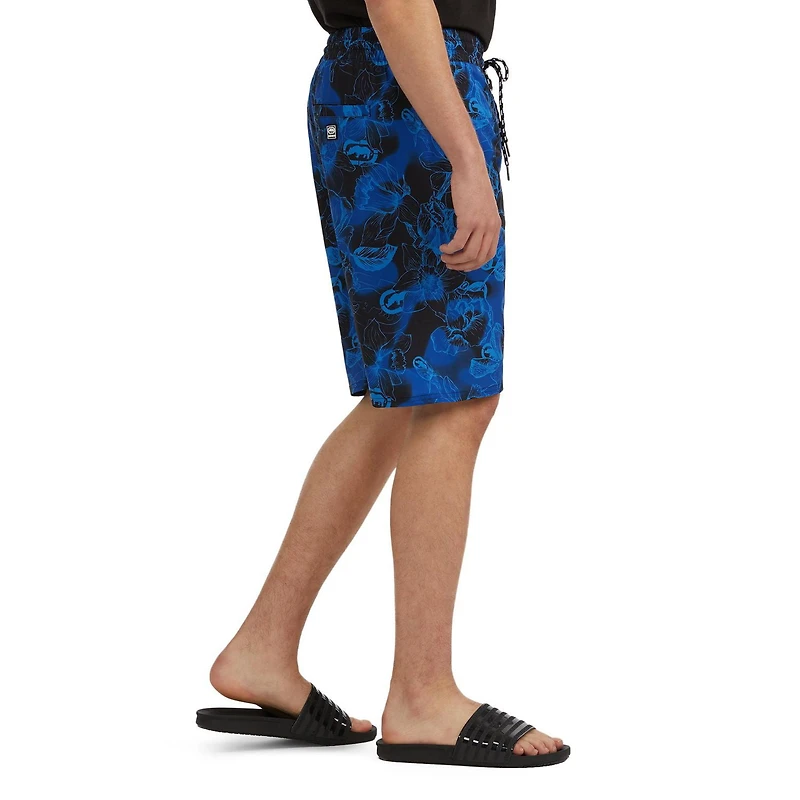 Ecko Unltd Men’s Fuzzy Floral Swim Short