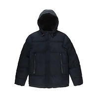 Dark Black Men's Insulated Puffer Jacket