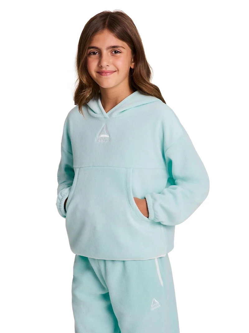 Reebok Girl's Athletic Venture Fleece Pullover Hoodie