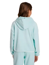 Reebok Girl's Athletic Venture Fleece Pullover Hoodie