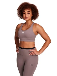 Reebok Women's Stronger Sports Bra with Mesh Panel and Removable Cups