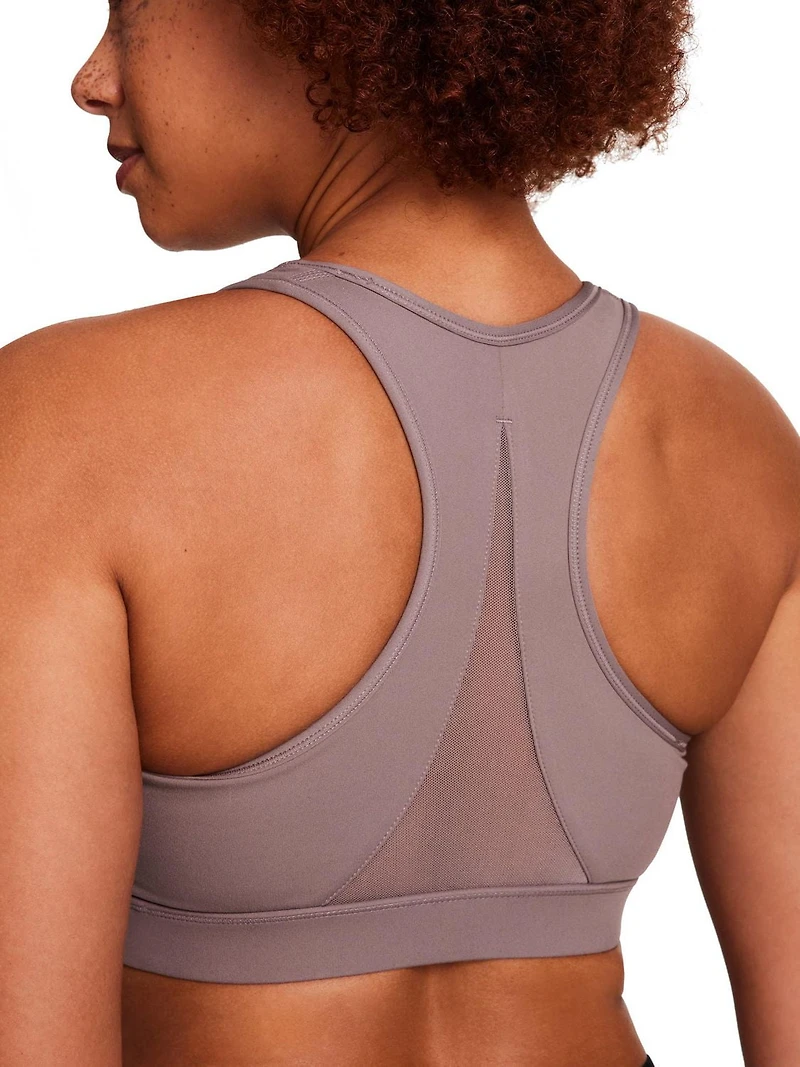 Reebok Women's Stronger Sports Bra with Mesh Panel and Removable Cups