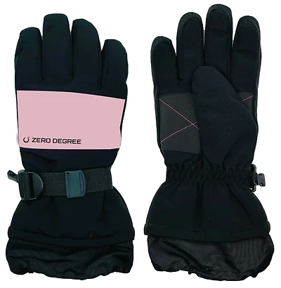 Zero Degree Girls 4-16 Waterproof Gauntlet Ski Glove