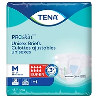 TENA Culottes Adjustables contre l’incontinence - Absorption Super - Moyen - 14 compter 14 unités, M