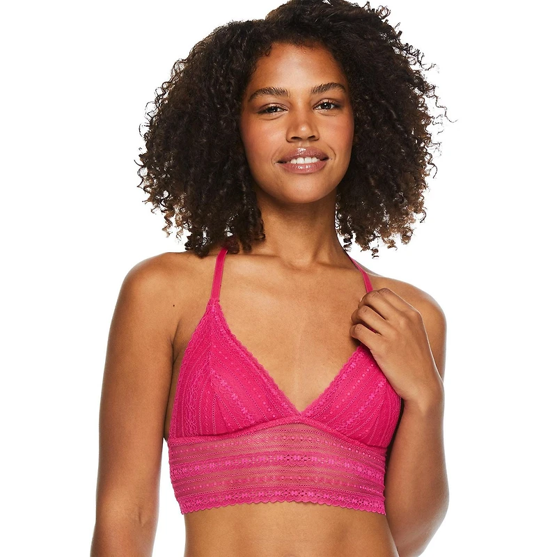 Soutien-gorge en triangles avec dentelle No Boundaries pour femmes