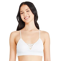 No Boundaries Women's Strappy Cami Bra, Sizes S-XXL
