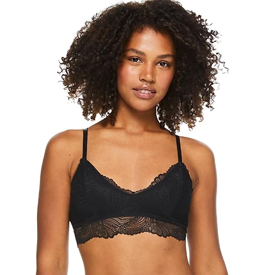 No Boundaries Women's Lace Edge Bra, Sizes S-XXL