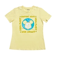 Disney Ladies Local Planet Short Sleeve T-Shirt