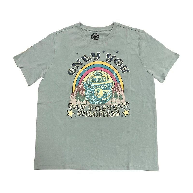 Smokey Bear Ladies Wander With Me Short Sleeve T-Shirt