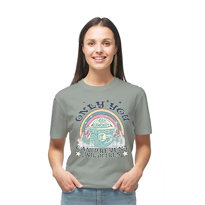 Smokey Bear T-shirt à manches courtes pour femme Wander With Me