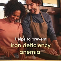 NATURE'S BOUNTY Fer plus, 28 mg, doux, aide à prévenir l’anémie, favorise la santé immunitaire, aide à la formation et au fonctionnement des globules rouges, aide à la cicatrisation des plaies, antioxydant, capsules 90 paquet 90 gélules