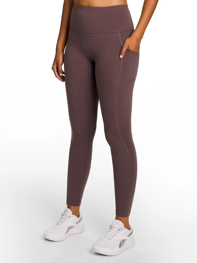 Reebok Women's Everyday Highrise 7/8 Legging With Pockets 25" Inseam, Sizes XS-2XL